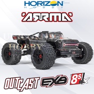 ARRMA OUTCAST 8S BLX EXB V2 BRUSHLESS MONSTER TRUCK RTR SPEKTRUM DX3 TRANSMITTER | RC CAR