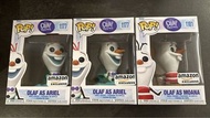 (限時優惠) Olaf 小白 frozen 魔雪奇緣 funko pop genie 阿拉丁 moana 魔海奇緣 reElsa Anna 艾莎 安娜 美人魚 Ariel mermaid simba 