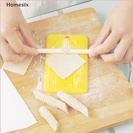 Homesix 1Pc Plastic Board Macaroni Pasta Maker Rolling Pin Baby Food Supplement Molds PH