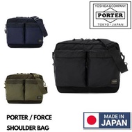 🇯🇵日本製 PORTER FORCE SHOULDER BAG 日本製斜孭袋 日本製單肩包  PORTER斜孭袋 PORTER單肩包 吉田包 YOSHIDA & COMPANY 855-07415 M
