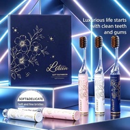 AngelaBaby~Deluxe Travel Foldable Toothbrush Set – Soft Gum-friendly Bristles, Classy Gift Packaging