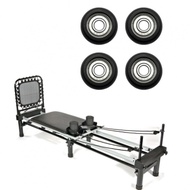 4pcs Replacement Gym Equipment Roller Wheels for Rowing Machines 32x12x8mm Black