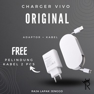 charger vivo type c original fast charging casan vivo ori y15sy1sy20 - bubble wrap