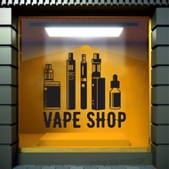 ♨Vape Shop Wall Decals Eat Sleep VAPE Wall Stickers NO Smoking Vinyl Vaping Shop Decor Removable ✌⊰