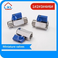 【XL】Switch valve, miniature ball valve, 304 stainless steel, double outer and outer wires, 1 minute,