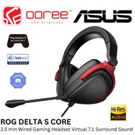ASUS ROG DELTA S CORE WIRED 3.5 MM GAMING HEADSET WITH 50 MM ASUS ESSENCE DRIVERS AND VIRTUAL 7.1 SU