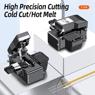 T-09 One-Step Fully Automatic Fiber Optic Cleaver+Pliers Optical Fiber Fusion Splicer Cutter Cold Cu