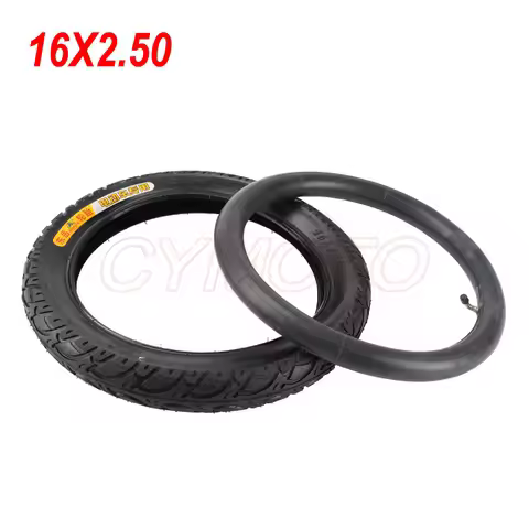 16x2.50 (64-305)Tire Inner Tube for Electric Bikes (e-bikes), Kids Bikes, Small BMX and Scooters 16*
