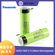 Panasonic NCR21700T 21700 4800mah 3.7V Baterai Isi Ulang Lithium Kapasitas Tinggi