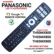 (VOICE) RC731P Panasonic Google TV Remote Control TH-50MX800T TH-55MX800T TH-65MX800T TH-65MX800 TH-