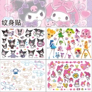 Japanese sanrio Big-Eared Dog Tattoo Sticker Waterproof Lasting sanrio Melody Tattoo Sticker Helloki