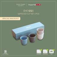 Saint James Danish Espresso Cup Set 4pcs - Espresso Cup