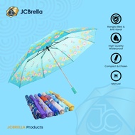 2-Fold Umbrella with Random Floral Pattern - L2003