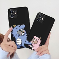 Mouse and Cat Couple Case for Huwei P20 P30 P40 P50 Pro Lite Matte 10 20 30 40 Pro Y8S Y6P Nova 4E 3I 6SE 7SE 8I 9 Purple Kulomi Pattern Soft Matte Casing