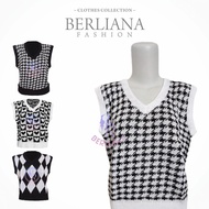SQUARE KNITWEAR VEST - SQUARE KNIT VEST ADULTMONOKROM