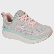 Skechers DLUX WALKER 女休閒鞋-149023GYCL US6.5 灰粉