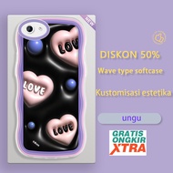 OPPO F1S F3 F5 PLUS F7 YOUTH F11 PRO lite F9 A3 A7X Realme 2 Pro Phone Case Love icon 3D colorful wa