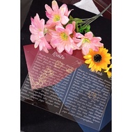 Wedding vows Vows/ wedding Promise/ wedding promise/ acrylic wedding vows/ wedding vows engraved/