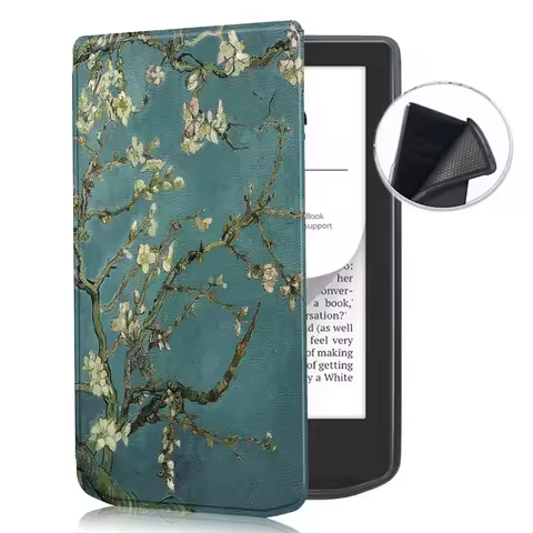 Slim Case for All-New Pocketbook 629 Verse / Pocketbook 634 Verse Pro 2023 eReader - PU Leather Foli