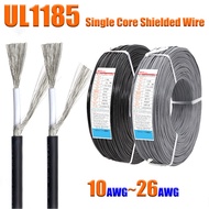 UL1185 Single Core Shielded Wire Cable Audio Wire Signal Wire 26awg 24awg 22awg 20awg 18awg 16awg 14