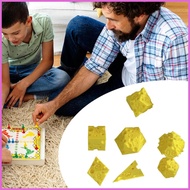 Cool 7 Pieces Cheese Board Game 3D Printed Fun Toy for Math Learning Decision Making Classroom Trave