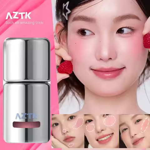 AZTK Blusher Color Face Makeup Rendering Liquid Blush Moisturizer Long Lasting Beauty Expands Cheek 