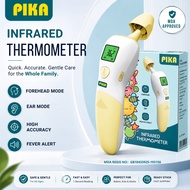 【PIKA】2 in1 Infrared Thermometer Ear Forehead Adult Baby Temperature Meter Cek Suhu Badan Demam