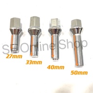 Mini Cooper Wheel Nut Cone Type M14 1.25 Wheel Bolt,Wheel Lug Nut(28mm,35mm,40mm,45mm,50mm) M14X1.25