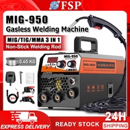 Mig-950 Portable Welding Machine Mig Complete Gasless Welding Machine Inverter Welding Set MIG/MMA/T