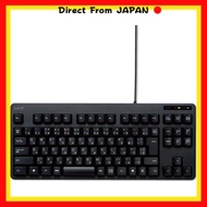 ELECOM Keyboard Wired Membrane Compact Keyboard Black TK-FCM103XBK