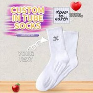 Face Socks 1 Pair Embroidered Custom Men's Sports Socks, Personalized Custom Text Socks For Handsome