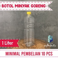 botol minyak 1 liter / botol plastik 1 liter pet - b.minya1lt