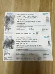 濱崎步演唱會內部飛 8折出售 2連靚位