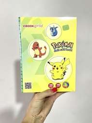 Combo 10 quyển tập Vibook Pokemon 100 trang 5 ô ly định lượng 100gsm