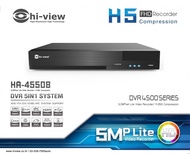 เครื่องบันทึกภาพกล้องวงจรปิด DVR Hiview รุ่น AHD HA-45508V1  8 CH รองรับกล้อง 5 ล้าน รองรับ 5 ระบบ 5 in 1 (AHD, CVI, TVI, CVBS, IPC)