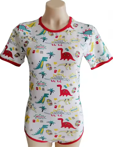 Red dinosaur bodysuit/adult onesie/adult romper/abdl clothes