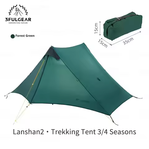 3F UL GEAR LanShan Camping Tent Shelters 2 People Professional Outdoor Trekking Lightweight 3/4 Seas