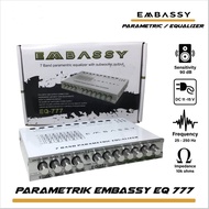 Embassy Pre Amp Parametrik Equalizer Mobil Audio RUmah 7 Band - EQ-777