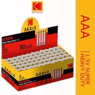 Kodak AAA Super Heavy Duty Zinc 1.5V Battery | 60pcs