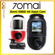 70mai Omni X800 Front n Rear 360° Dashcam 4G GPS AI Parking Surveillance HDR Night Vision ADS Voice 