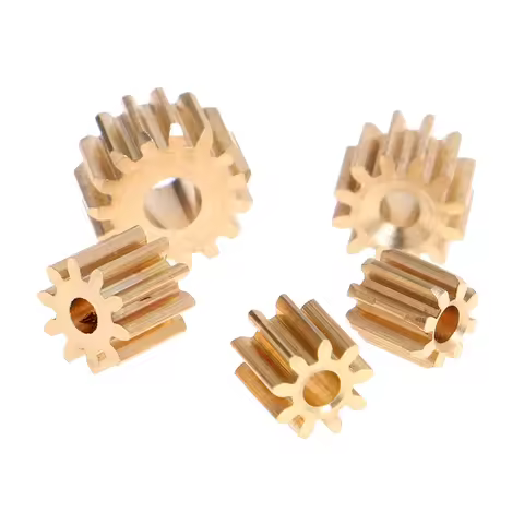 0.5M Modulus 8T 9T 10T 11T 12T 14T 15T 16T Teeth Copper Transmission Gear For Remote Control Aircraf