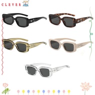 CLEVER Punk Sun Glasses, Retro Vintage Y2k Star Sunglasses, Trendy Fashion Small Square 90s Glasses 
