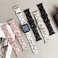 Flower Imprint Bauhinia 3D Silicone Strap For Watch Strap Series11 10 9 Series8 7 6 5 4 3 2 1,SE ,SE