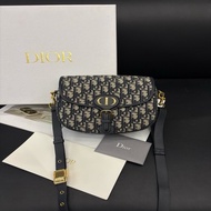 Dior 迪奥 藍花中號BOBBY馬鞍斜挎