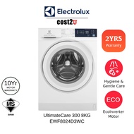 Electrolux 8/9KG UltimateCare™ 300 Inverter Washing Machine | EWF8024D3WC EWF9024D3WC (Mesin Cuci Wa
