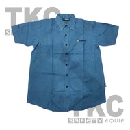 ORIGINAL  T-SHIRT YAMAHA DENIM COLLAR BLUE YAMAHA BUSINESS CASUAL ( DNMSH-02 )