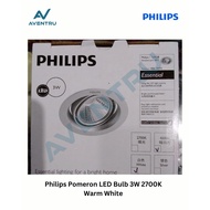 Philips Pomeron LED Bulb 3W 2700K Warm White