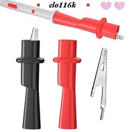 ELOK Alligator Crocodile Clamp, Univeral Crocodile Clip, Multimeter Tester Probe Wire Tips Test Clip
