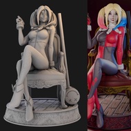 [White Model Unpainted] Harley Queen Harley Queen Sweet Cartoon Version 3D Printing Model IZ7A