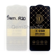 REDMI TEMPERED GLASS ANTI-STATIC SAM A205F- A20 2019 BLACK = A30 A50 M30S A30S A50S M21 A30S A32 REA
